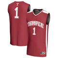#1 Temple Owls Lightweight Basketball Jersey - Cherry product image 1, provided for visual reference and product detail