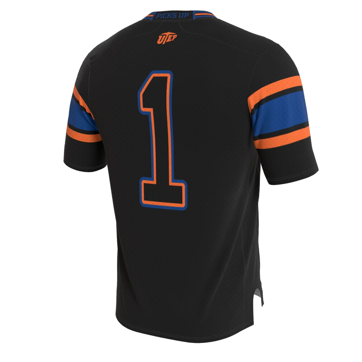 UTEP Miners Lightweight Collegiate Football Blackout Fashion Jersey product image 4, provided for visual reference and