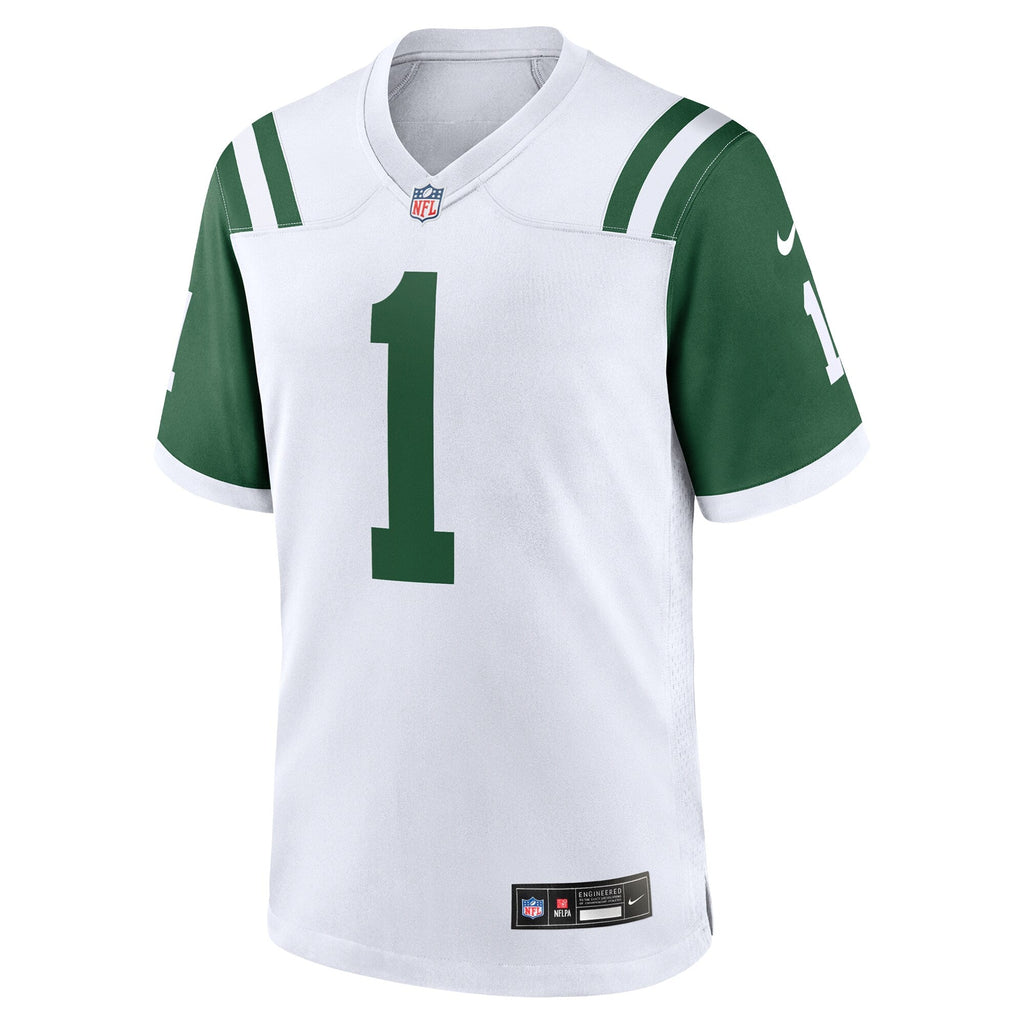 New York Jets Ahmad Sauce Gardner White Classic Alternate Game Jersey product image 3, provided for visual reference and