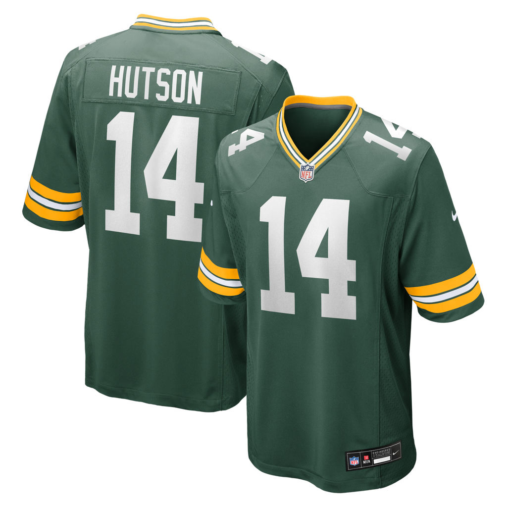 Green Bay Packers Don Hutson Green Retired Player Jersey product image 1, provided for visual reference and product detail