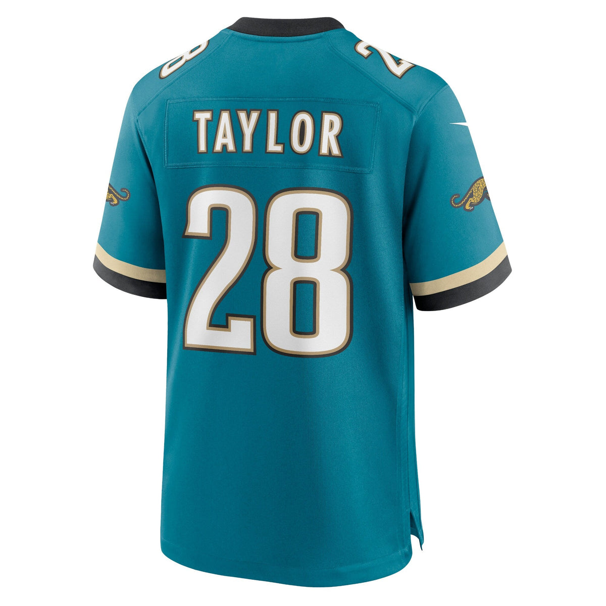 Jacksonville Jaguars Fred Taylor Teal Prowler Throwback Retired Player Game Jersey product image 4, provided for visual
