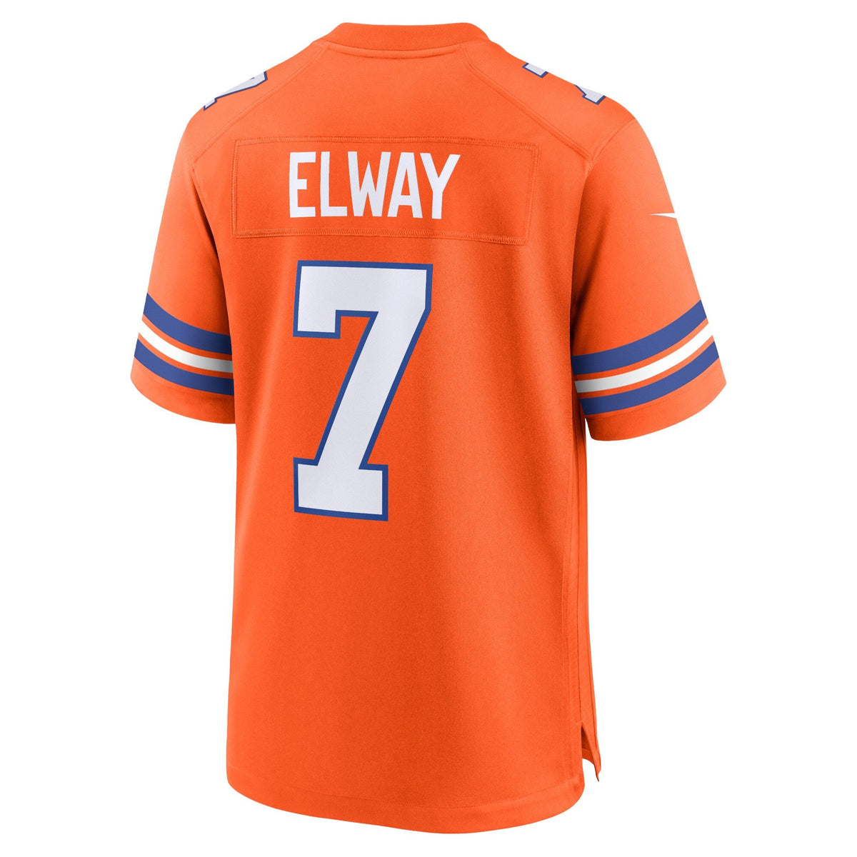 Denver Broncos John Elway Orange Mile High Collection 1977 Throwback Retired Player Game Jersey product image 4, provided