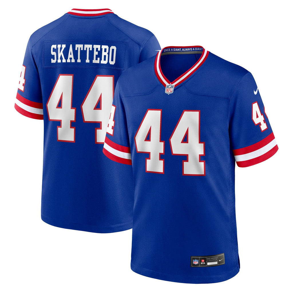 New York Giants Cam Skattebo Royal Alternate 2 Legacy Game Jersey product image 2, provided for visual reference and product