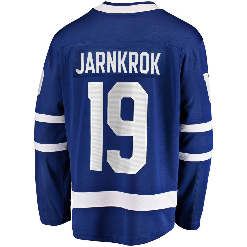 Toronto Maple Leafs Calle Jarnkrok Blue Home Breakaway Player Jersey product image 4, provided for visual reference and