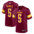Washington Commanders Jayden Daniels Burgundy Player Game Jersey product image 1, provided for visual reference and product