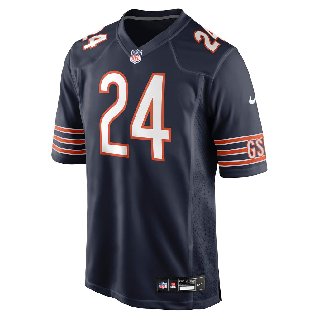 Chicago Bears Malik Muhammad Navy Team Game Jersey product image 2, provided for visual reference and product detail review