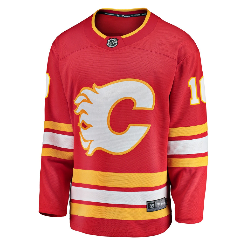 Calgary Flames Jonathan Huberdeau Red Home Breakaway Player Jersey product image 3, provided for visual reference and