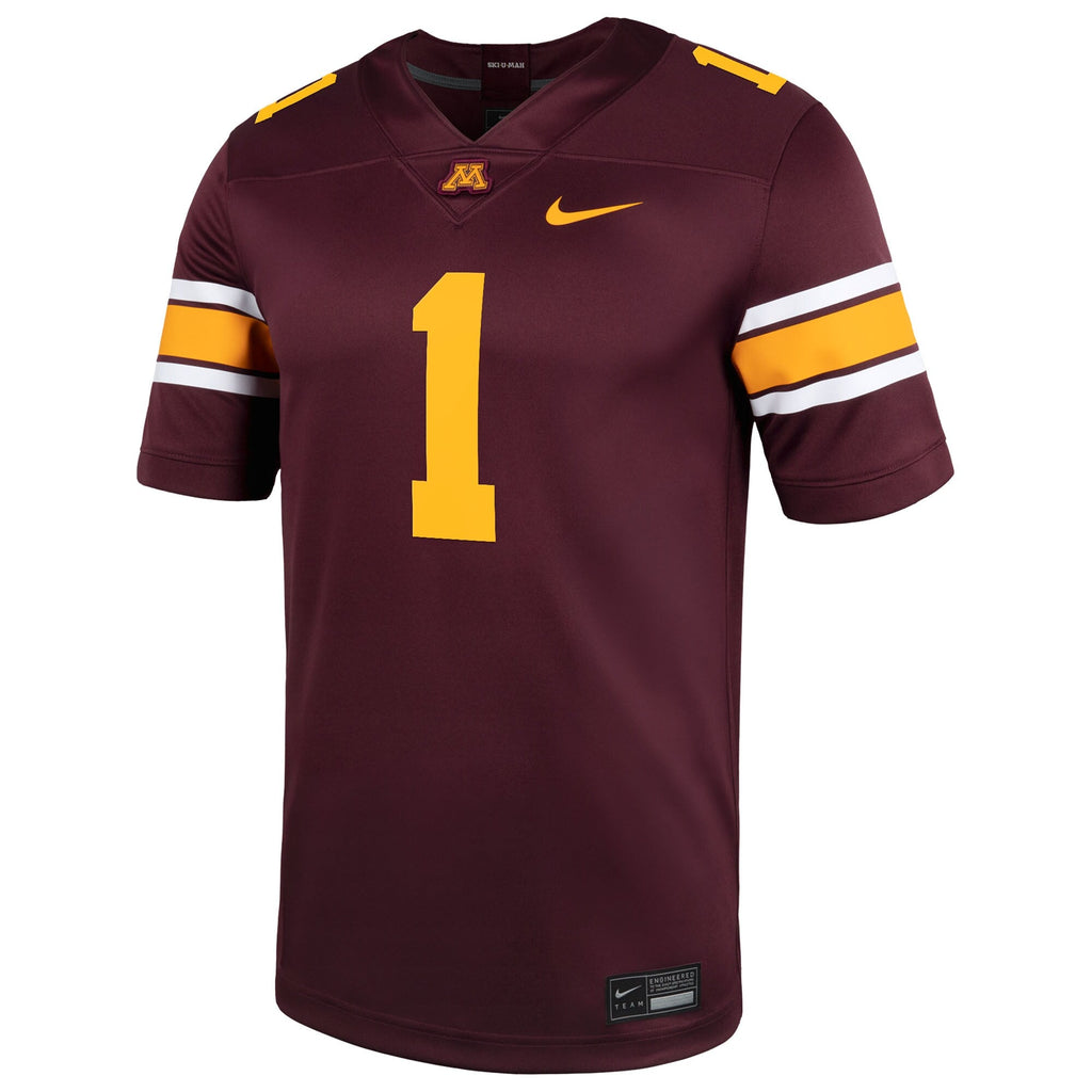 Darius Taylor Minnesota Golden Gophers Home NIL Football Game Jersey - Maroon product image 3, provided for visual reference