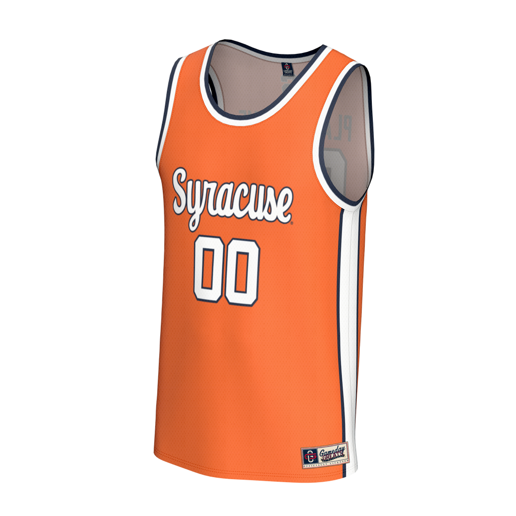 Syracuse Orange NIL Pick-A-Player Basketball Lightweight Jersey - Orange product image 3, provided for visual reference and