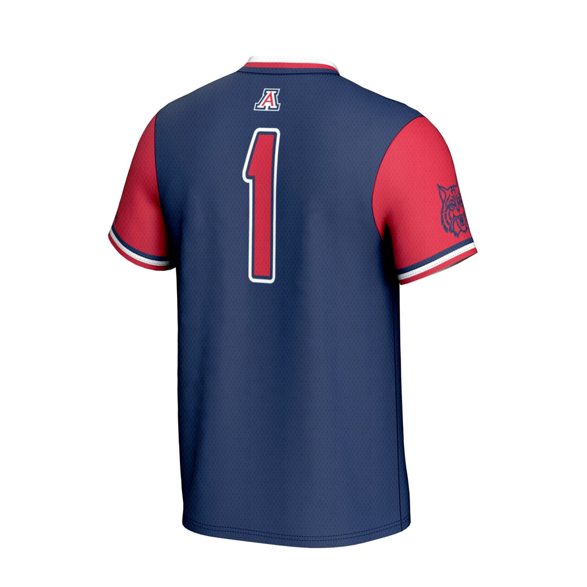 Arizona Wildcats Lightweight Softball Fashion Jersey - Navy product image 4, provided for visual reference and product