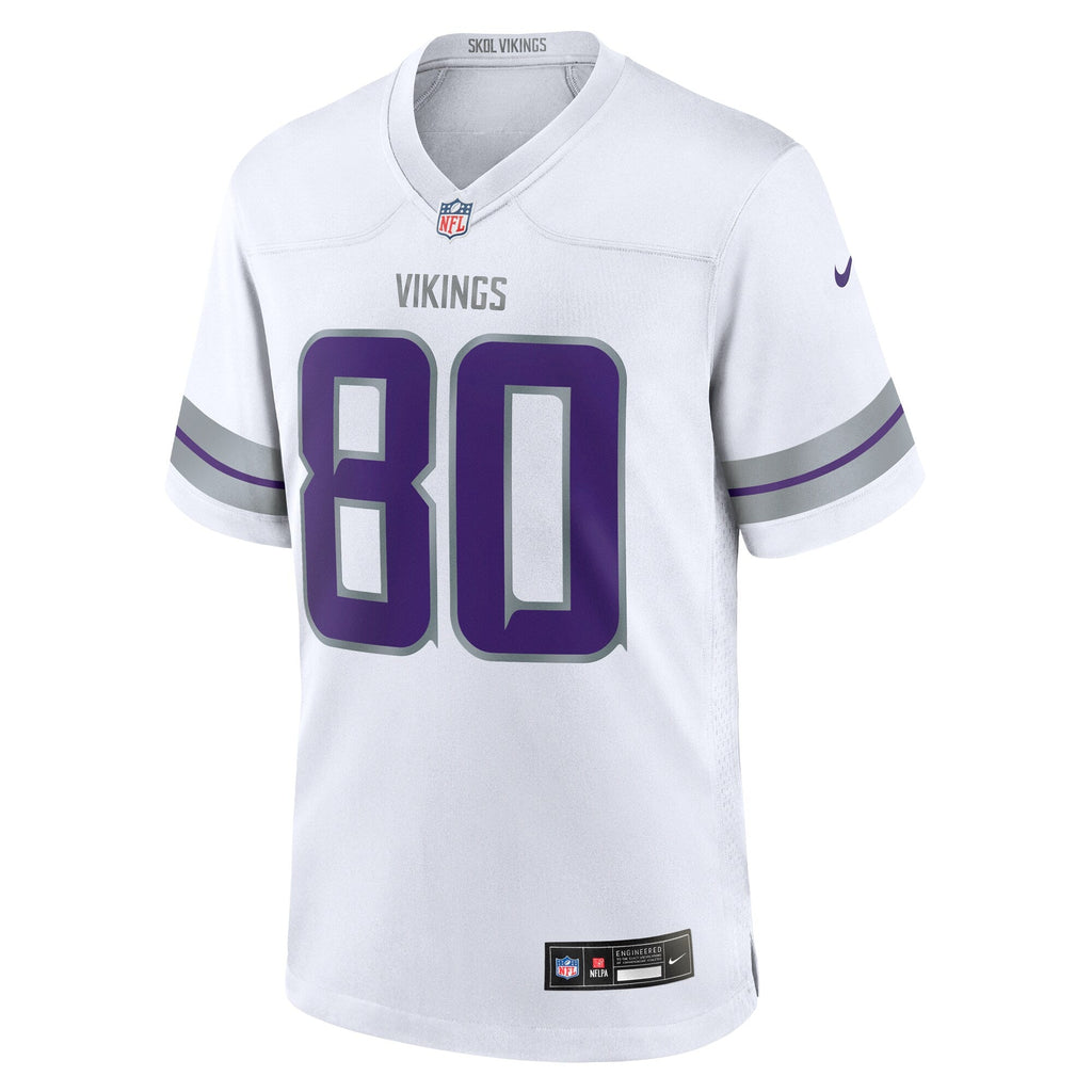 Minnesota Vikings Cris Carter White Alternate Retired Player Game Jersey product image 3, provided for visual reference and