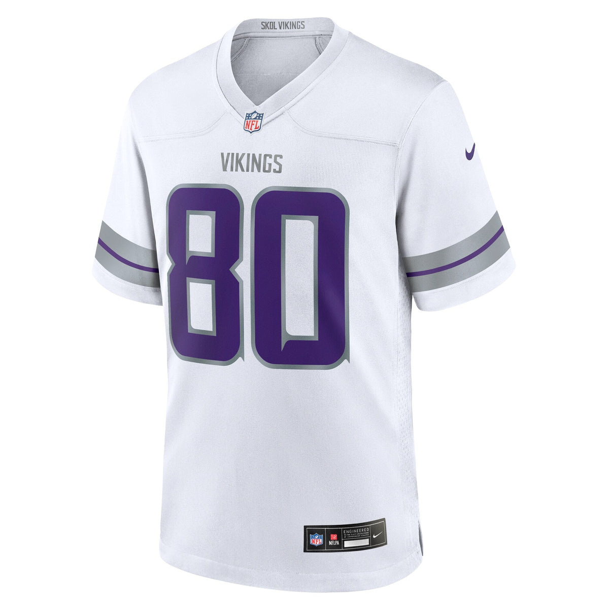 Minnesota Vikings Cris Carter White Alternate Retired Player Game Jersey product image 3, provided for visual reference and