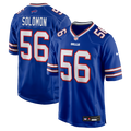 Buffalo Bills Javon Solomon Royal Game Jersey product image 1, provided for visual reference and product detail review