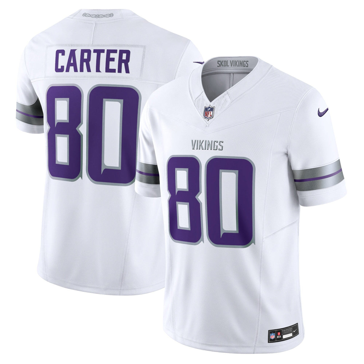 Minnesota Vikings Cris Carter White Alternate Vapor F.U.S.E. Retired Player Limited Jersey product image 2, provided for