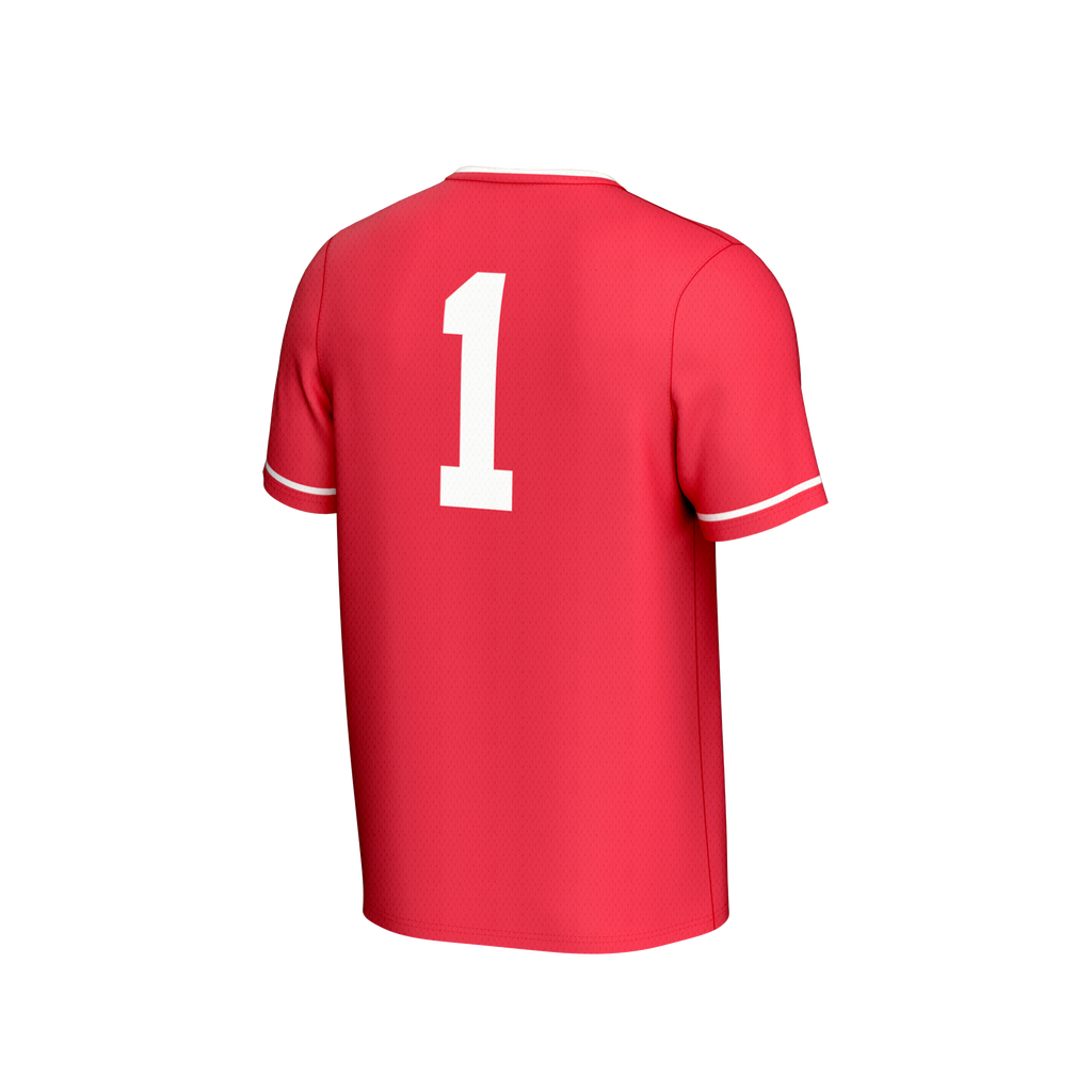 Boston University Soccer Lightweight Fashion Jersey - Scarlet product image 4, provided for visual reference and product