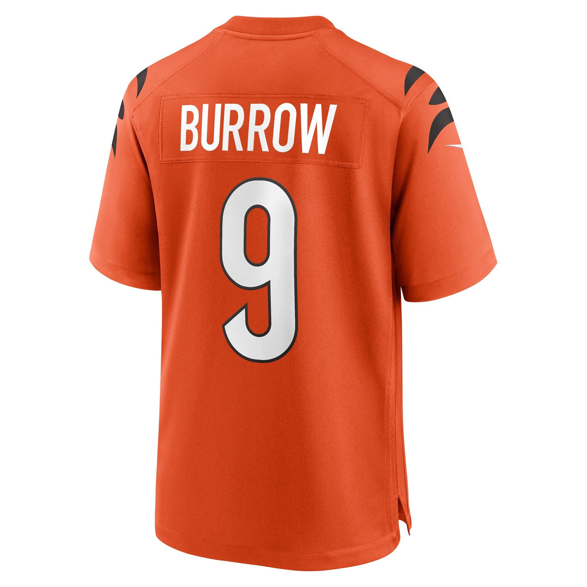Cincinnati Bengals Joe Burrow Orange Alternate Game Jersey product image 4, provided for visual reference and product detail