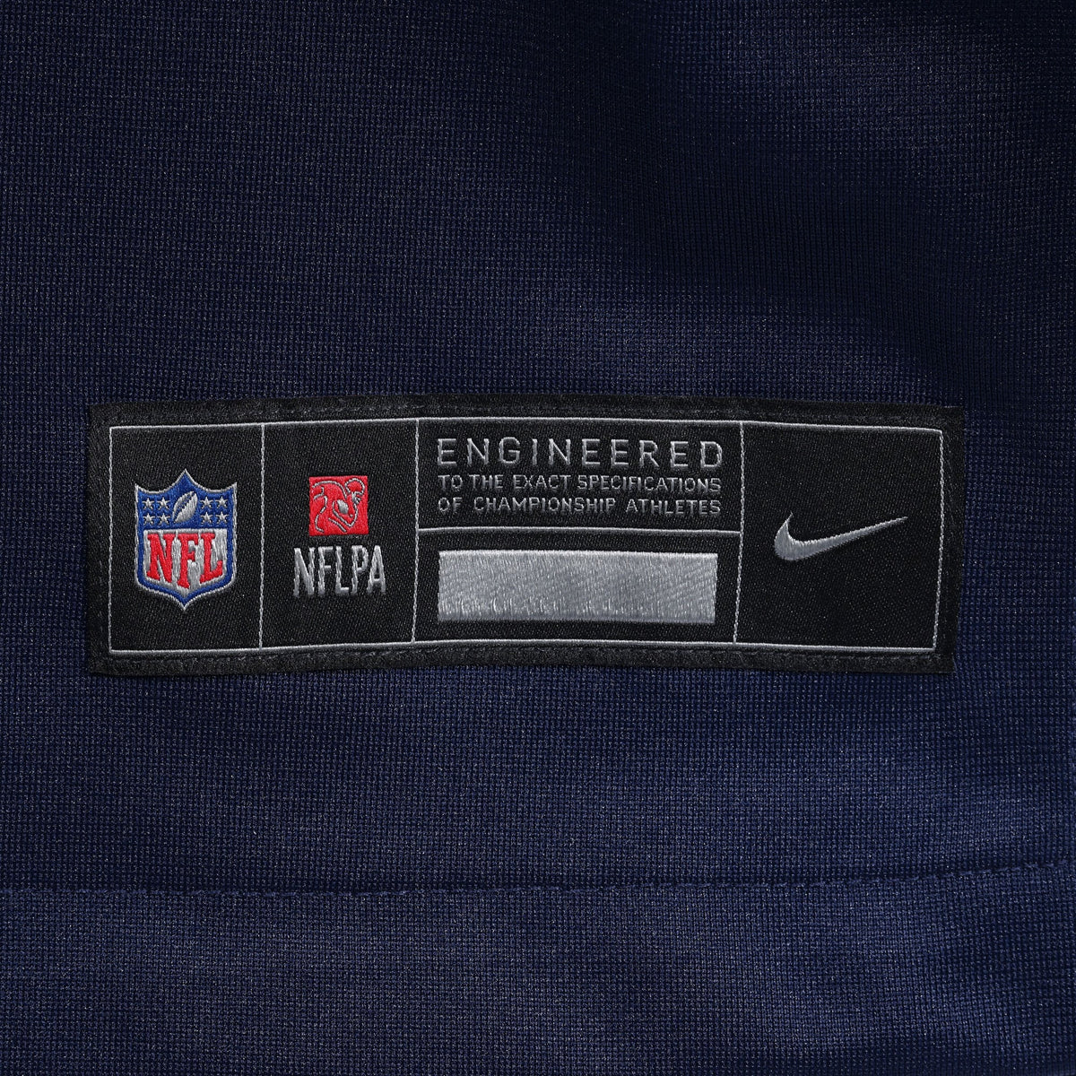New England Patriots Rhamondre Stevenson Navy Game Jersey product image 7, provided for visual reference and product detail