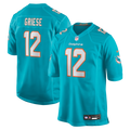 Miami Dolphins Bob Griese Aqua Game Retired Player Jersey product image 1, provided for visual reference and product detail