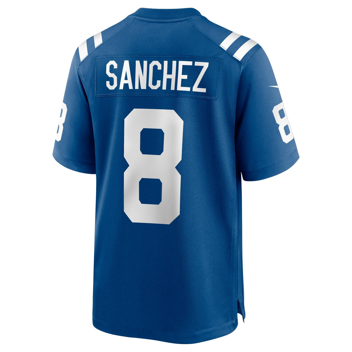 Indianapolis Colts Rigoberto Sanchez Royal Game Jersey product image 4, provided for visual reference and product detail