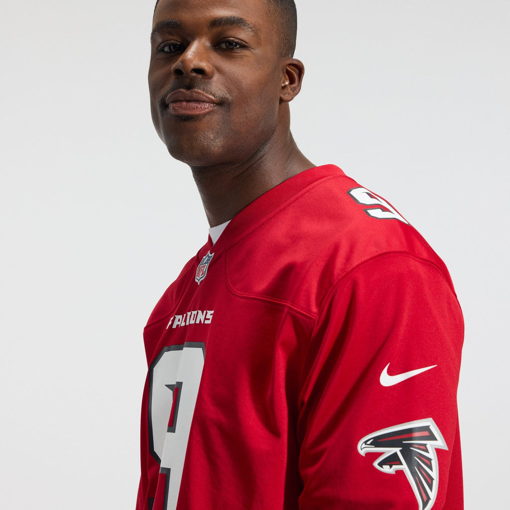 Atlanta Falcons Michael Penix Jr. Red Game Jersey product image 10, provided for visual reference and product detail review