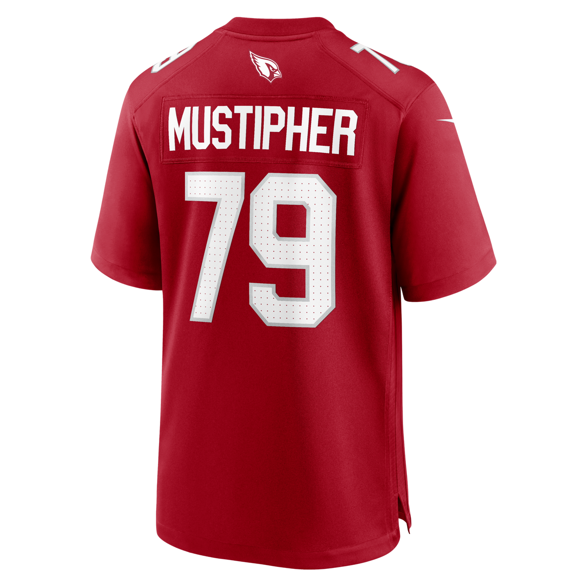 Arizona Cardinals PJ Mustipher Cardinal Team Game Jersey product image 3, provided for visual reference and product detail