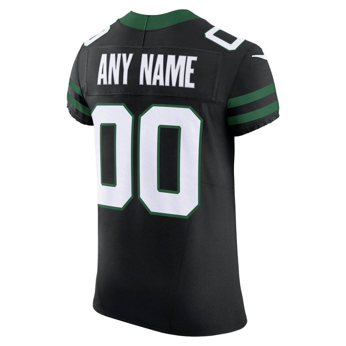 New York Jets Legacy Black Alternate Vapor F.U.S.E. Elite Custom Jersey product image 4, provided for visual reference and