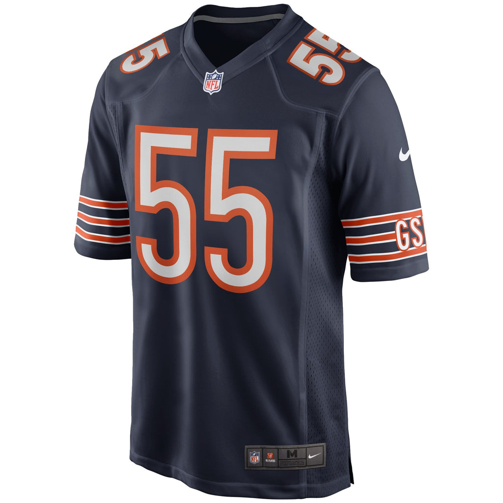 Chicago Bears Lance Briggs Navy Game Retired Player Jersey product image 3, provided for visual reference and product detail