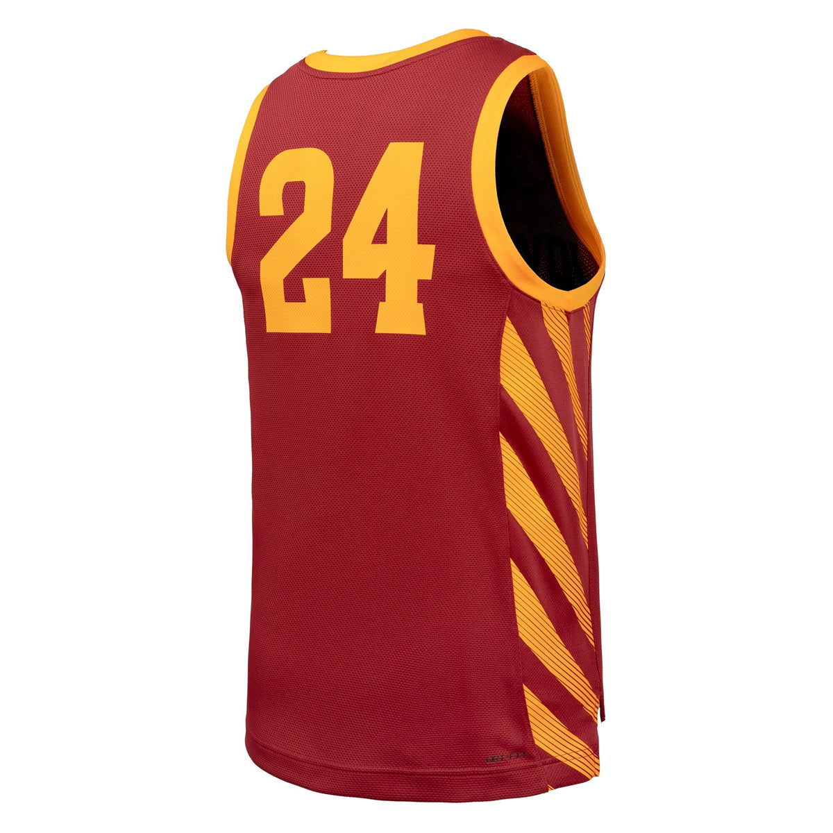 #24 Iowa State Cyclones Replica Basketball Jersey - Cardinal product image 4, provided for visual reference and product