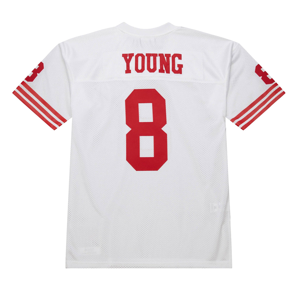 San Francisco 49ers 1994 Steve Young White Authentic Throwback Retired Player Jersey product image 4, provided for visual