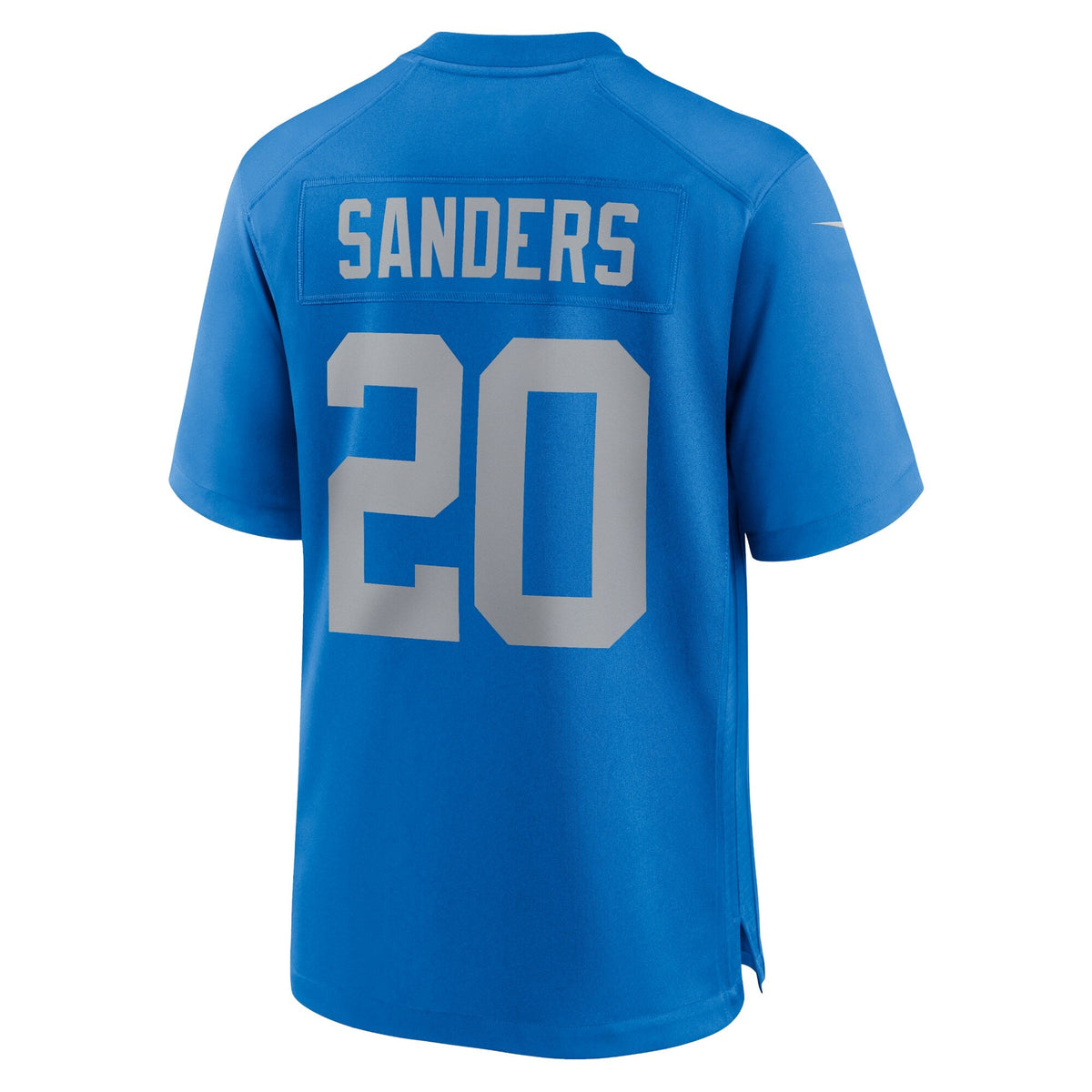 Detroit Lions Barry Sanders Blue Alternate Game Jersey product image 4, provided for visual reference and product detail
