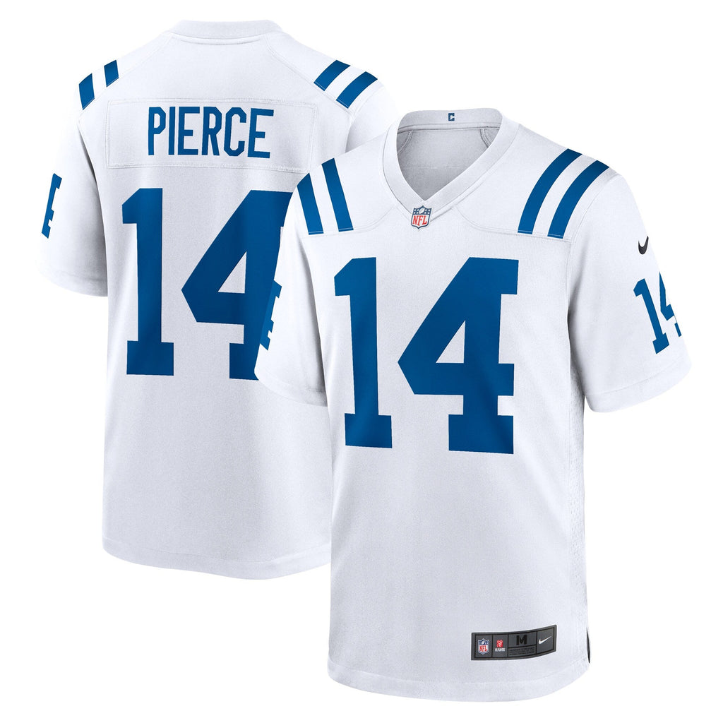Indianapolis Colts Alec Pierce White Away Game Player Jersey product image 2, provided for visual reference and product