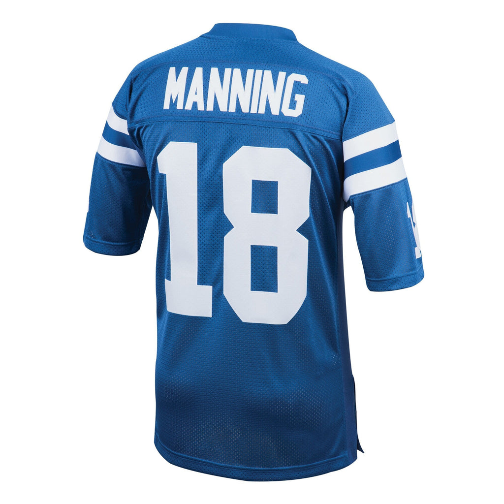 Indianapolis Colts 1998 Peyton Manning Royal Authentic Throwback Retired Player Jersey product image 4, provided for visual