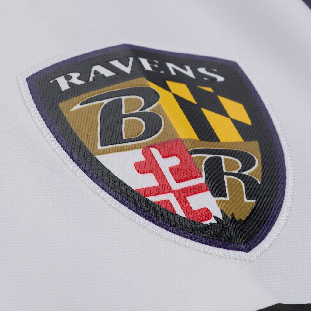 Baltimore Ravens Terrell Suggs White 2003 Legacy Replica Player Jersey product image 9, provided for visual reference and
