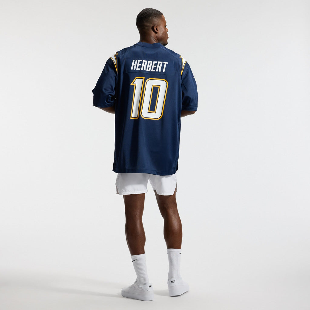 Los Angeles Chargers Justin Herbert Navy Alternate Super Chargers Game Player Jersey product image 6, provided for visual