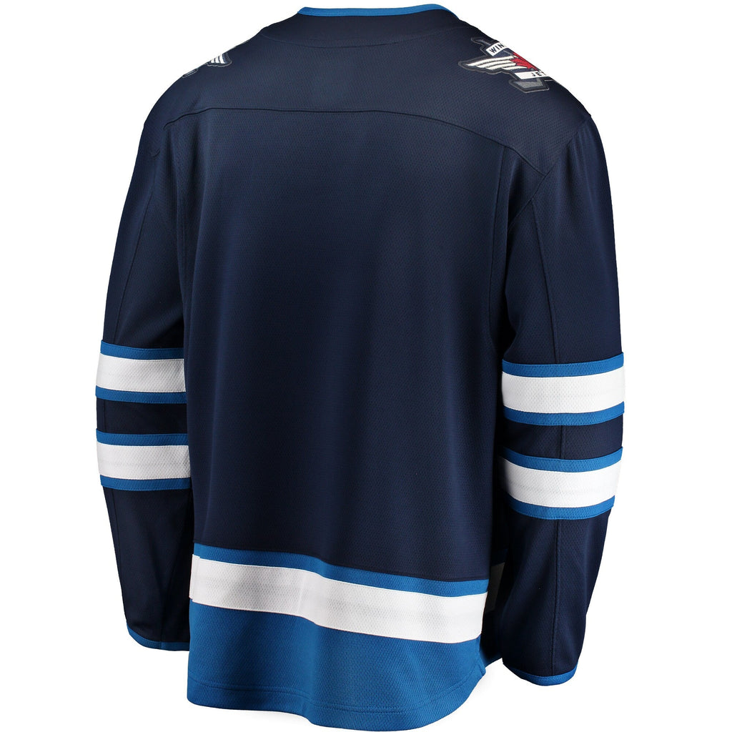 Winnipeg Jets Blue Breakaway Home Jersey product image 4, provided for visual reference and product detail review