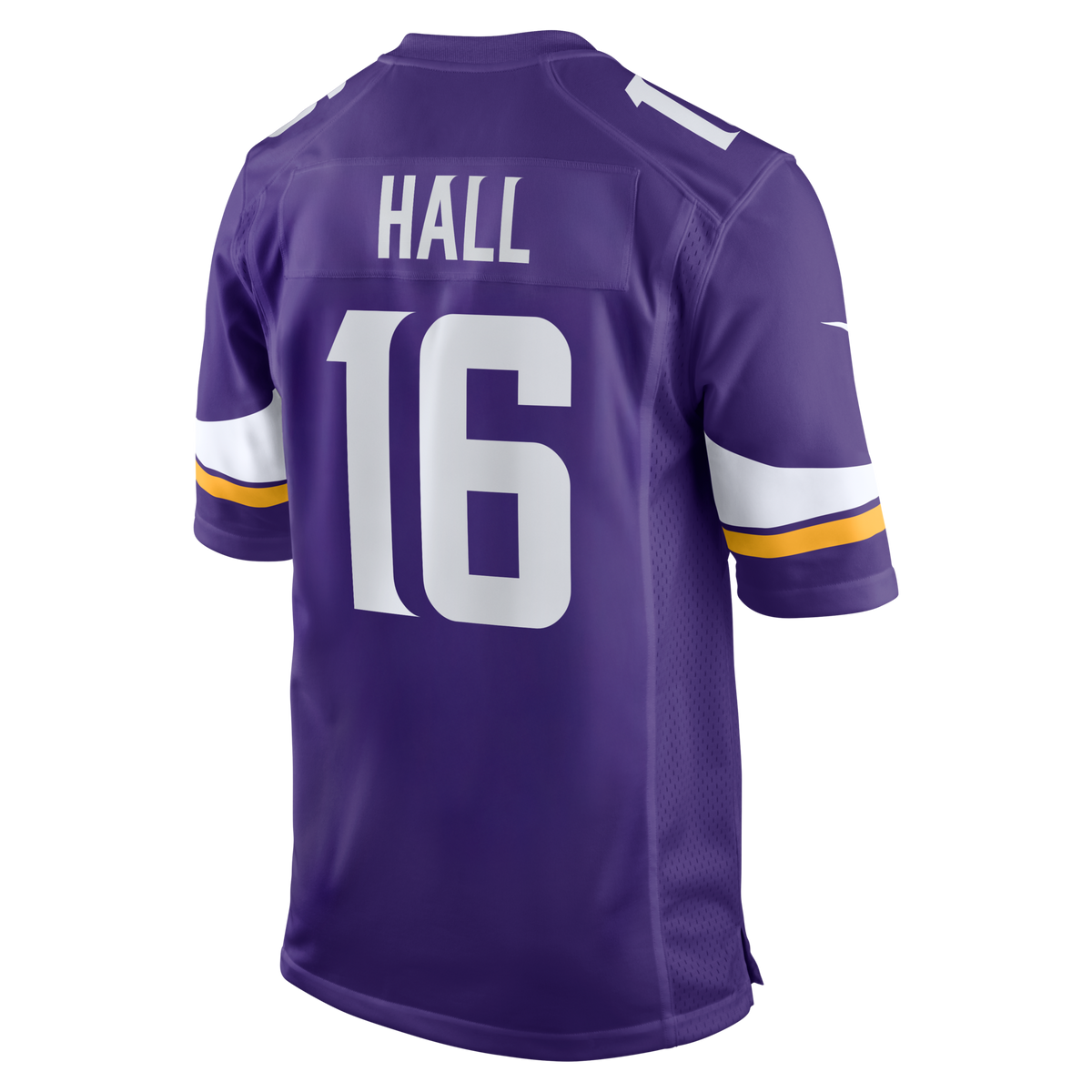 Minnesota Vikings Jaren Hall Purple Game Jersey product image 3, provided for visual reference and product detail review