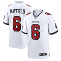 Tampa Bay Buccaneers Baker Mayfield White Away Game Jersey product image 1, provided for visual reference and product detail
