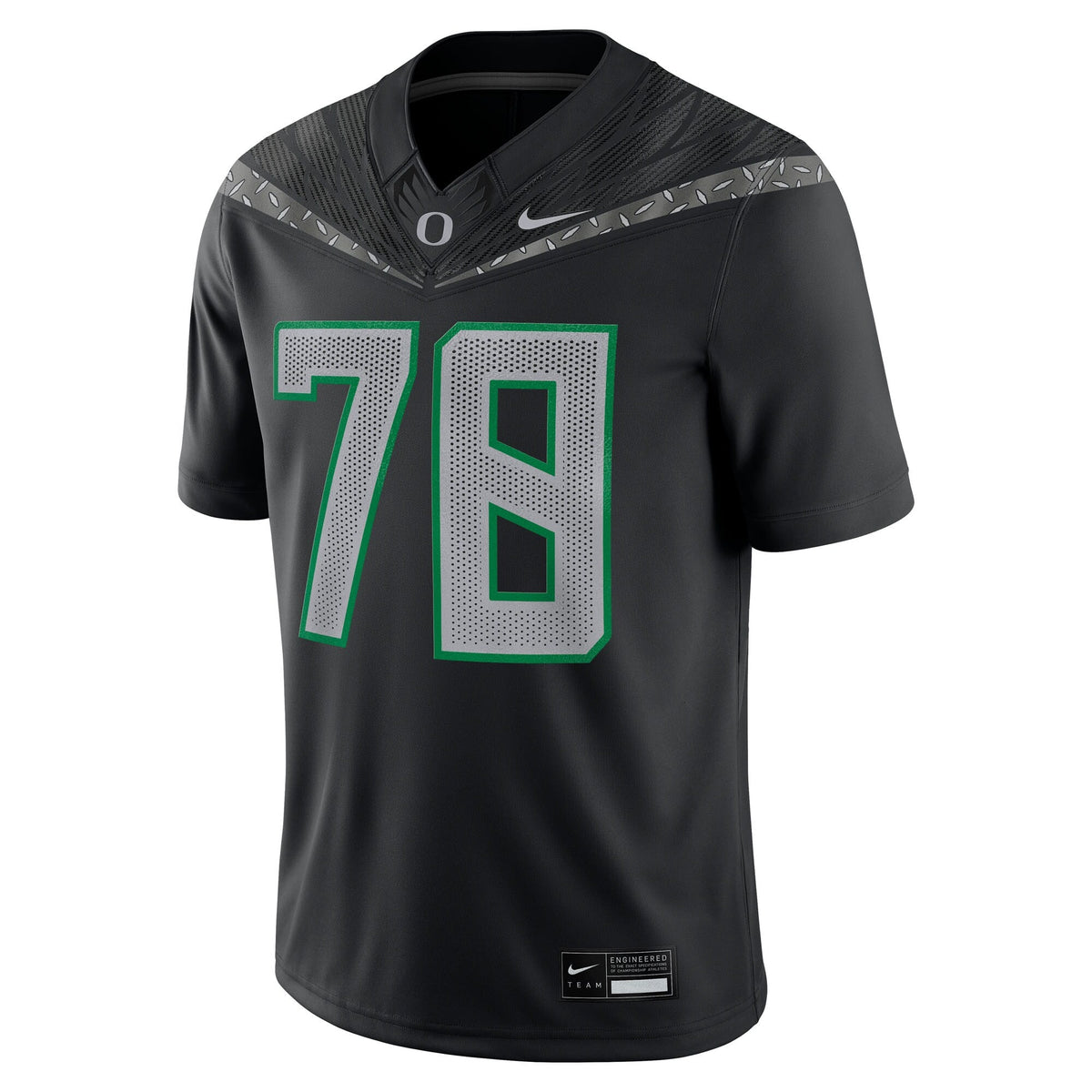 Gernorris Wilson Oregon Ducks Home Game Jersey - Black product image 3, provided for visual reference and product detail