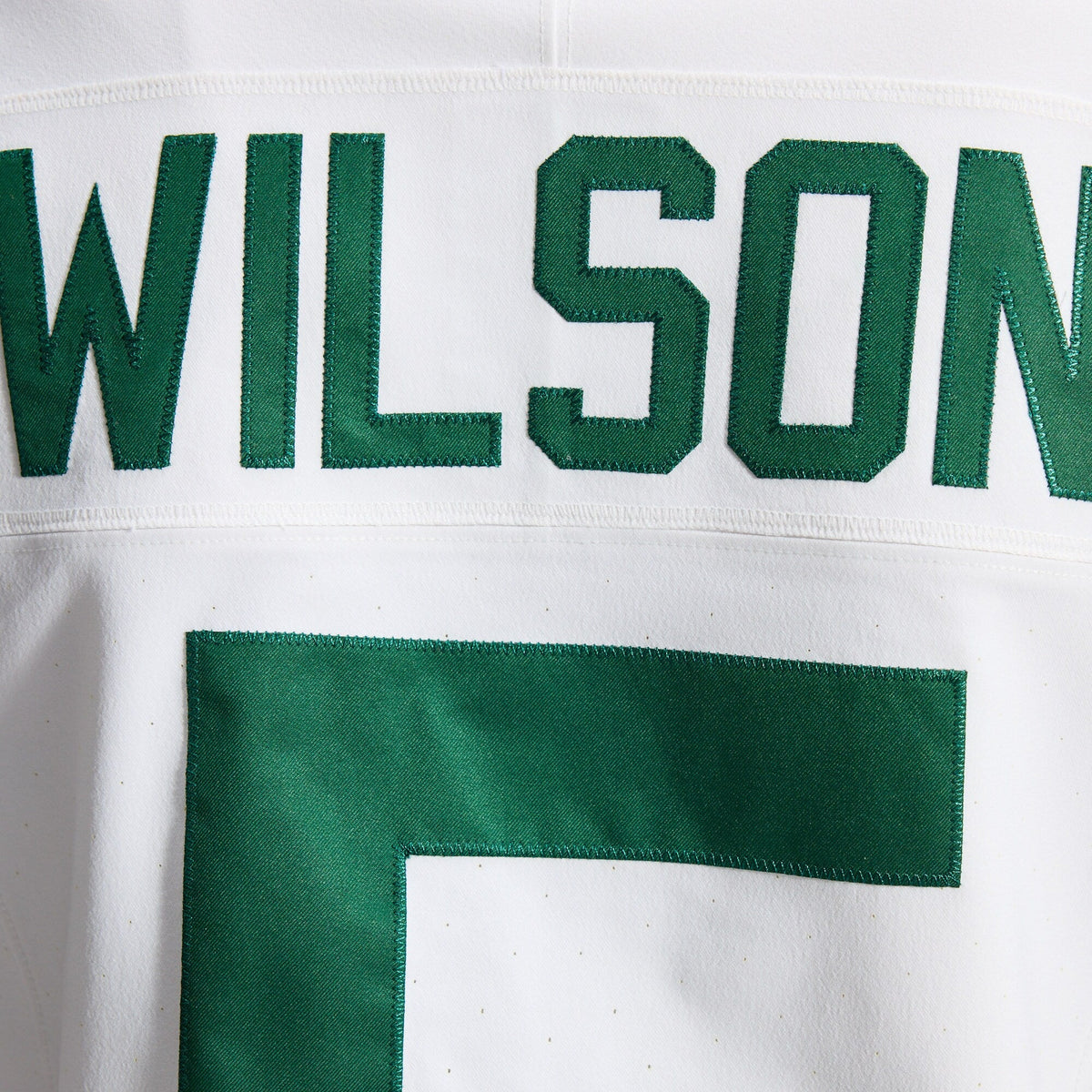 New York Jets Garrett Wilson White Classic Alternate Vapor F.U.S.E. Elite Jersey product image 5, provided for visual