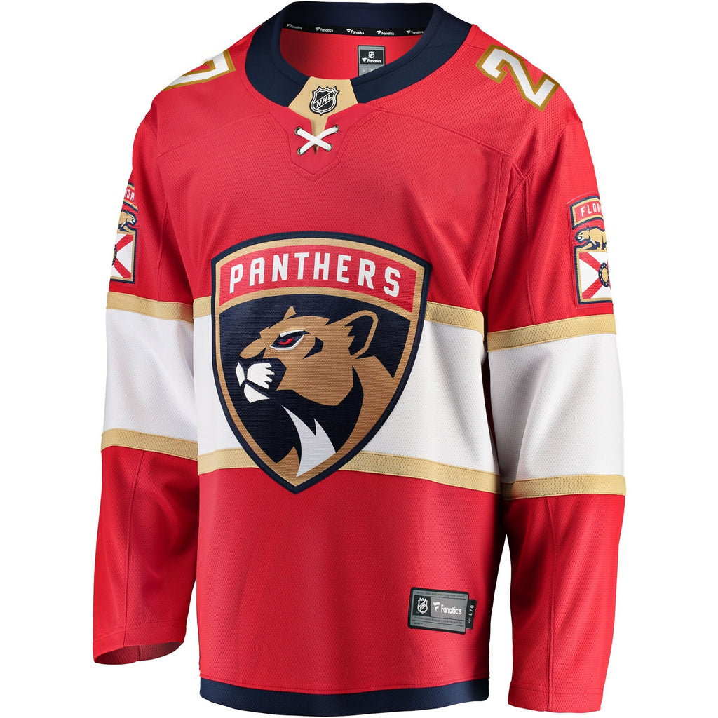 Florida Panthers Eetu Luostarinen Red Home Breakaway Player Jersey product image 3, provided for visual reference and