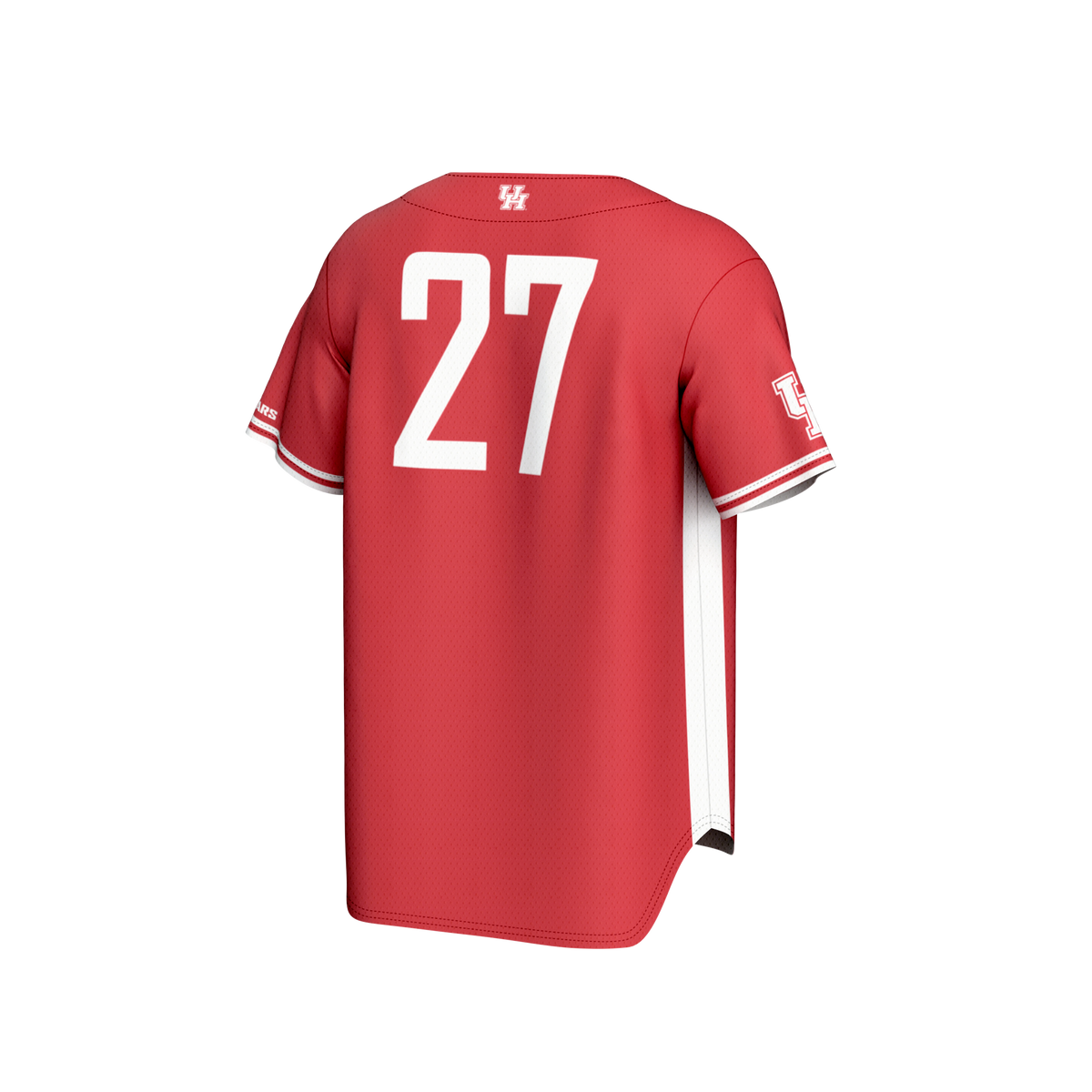 #27 Houston Cougars Adult Lightweight Collegiate Baseball Fashion Jersey - Red product image 4, provided for visual