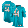 Miami Dolphins Chop Robinson Aqua Game Jersey product image 1, provided for visual reference and product detail review
