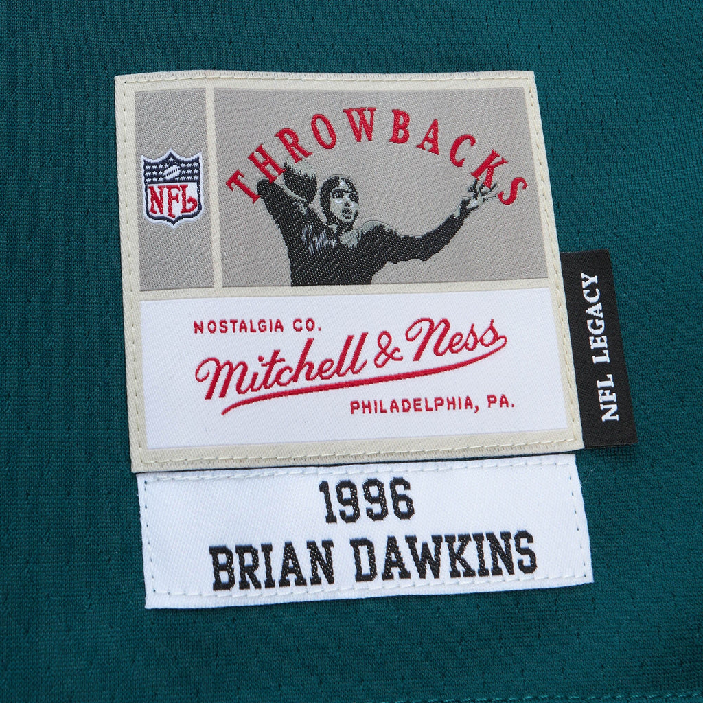 Philadelphia Eagles Brian Dawkins Green Legacy Replica Jersey product image 6, provided for visual reference and product