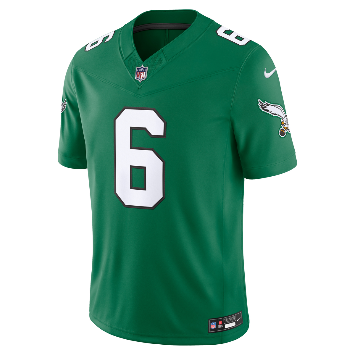 Philadelphia Eagles DeVonta Smith Kelly Green Alternate Vapor F.U.S.E. Stitched Limited Jersey product image 3, provided for