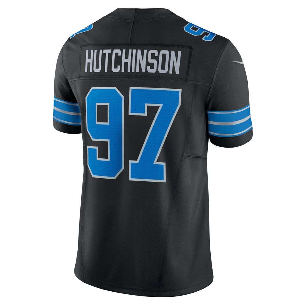Detroit Lions Aidan Hutchinson Black 2nd Alternate Vapor F.U.S.E. Limited Jersey product image 4, provided for visual