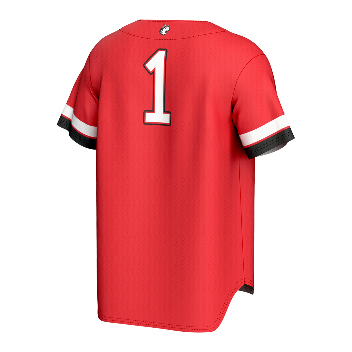 Northeastern Huskies Lightweight Collegiate Baseball Fashion Jersey - Red product image 4, provided for visual reference and