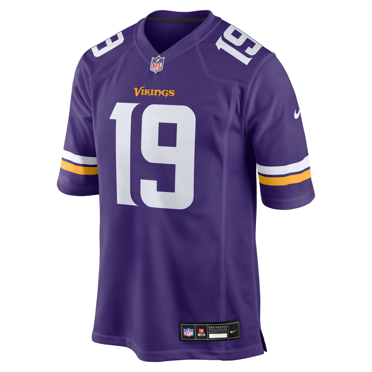 Minnesota Vikings Sean Mannion Purple Game Jersey product image 2, provided for visual reference and product detail review