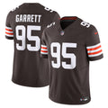 Cleveland Browns Myles Garrett Brown Vapor F.U.S.E. Limited Jersey product image 1, provided for visual reference and