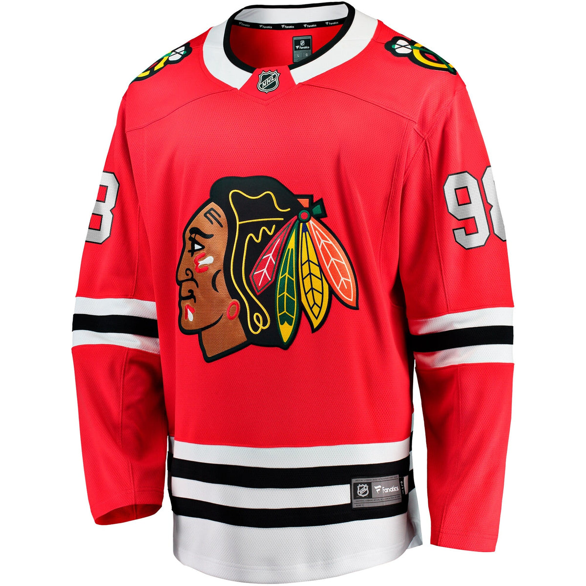 Chicago Blackhawks Connor Bedard Red Home Breakaway Player Jersey product image 3, provided for visual reference and product
