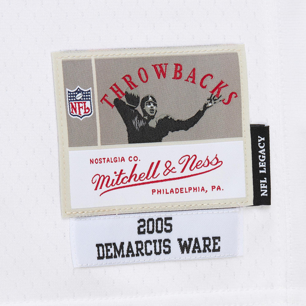 Dallas Cowboys DeMarcus Ware White 2005 Legacy Replica Jersey product image 6, provided for visual reference and product